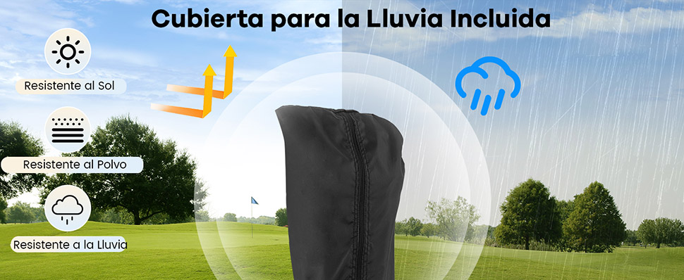 bolsa de golf con doble correa