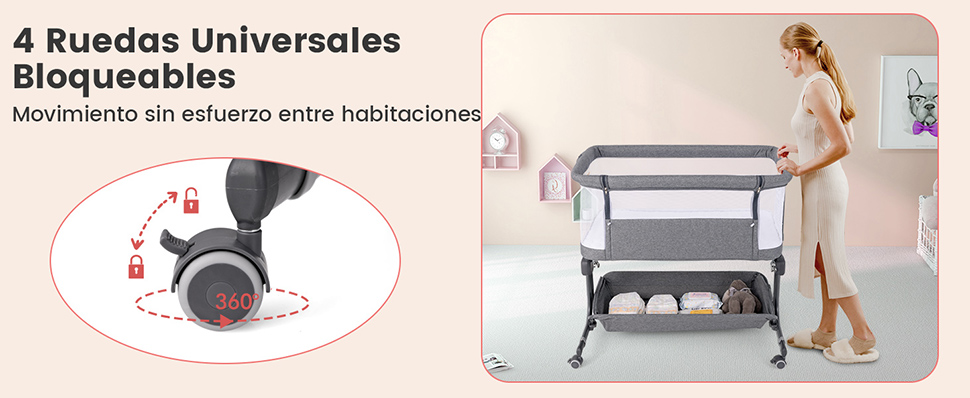 Cuna lado cama