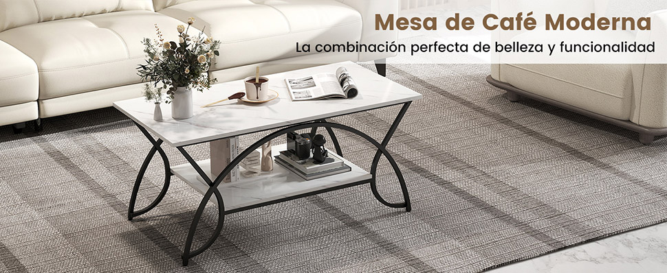 Mesa de Centro Moderna Imitación