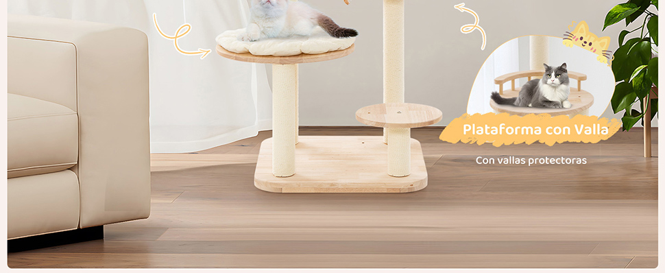 muebles de condominio para gatos de interior