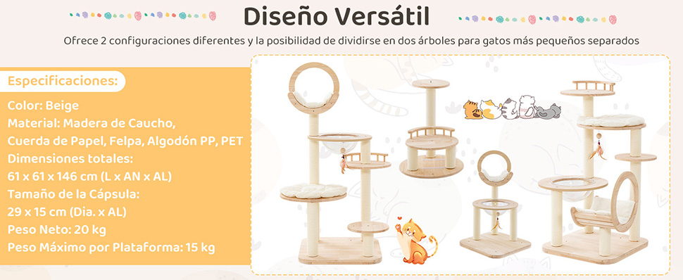 casa de juegos para gatos
