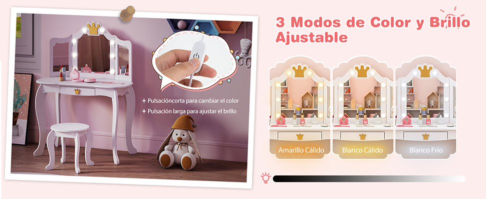 set de tocador de princesa