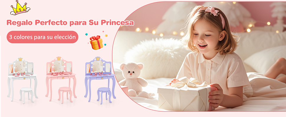 set de tocador infantil
