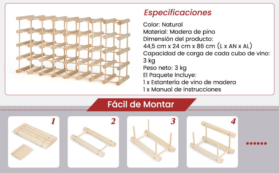 Estantería vino