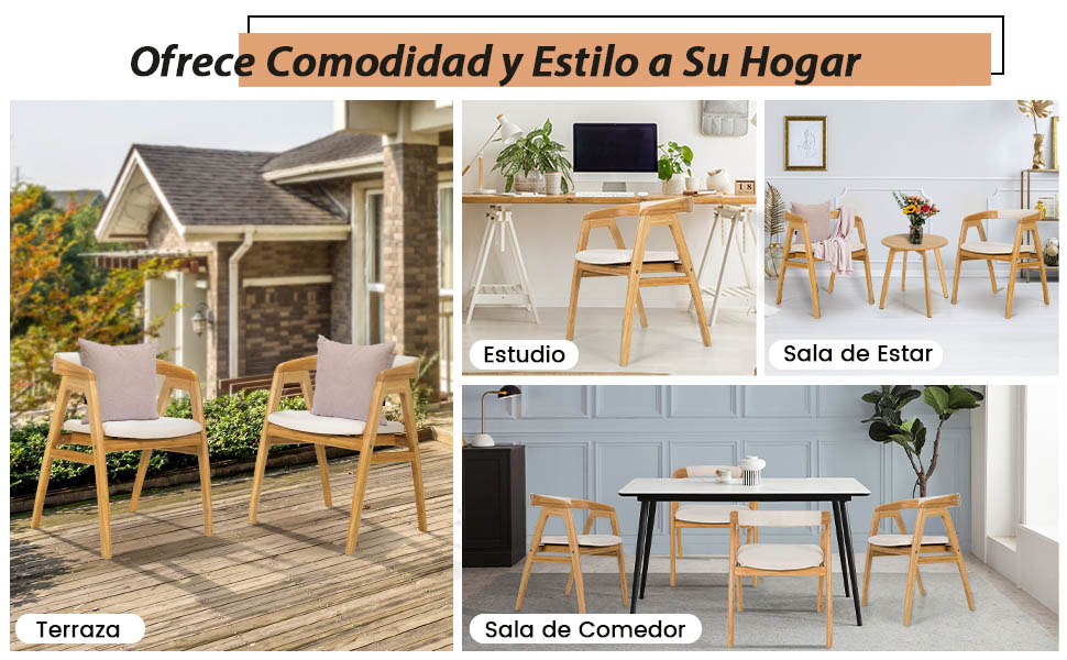 sillas laterales para sala de estar