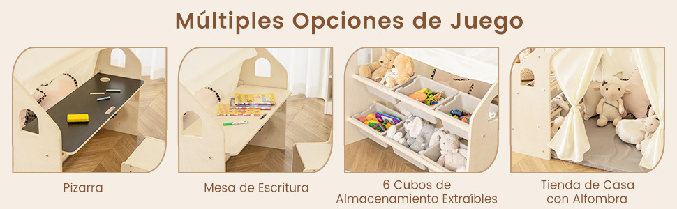 Carpa infantil multifunción