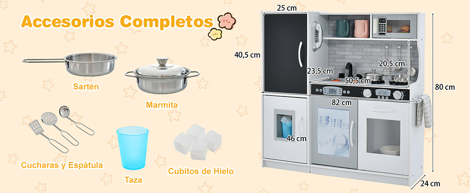 Cocina con microondas y horno 