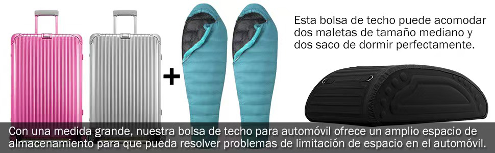 Almacenamiento techo coche