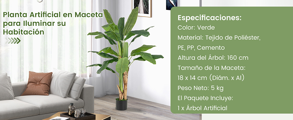 150cm Realistic Artificial Tropical Palm