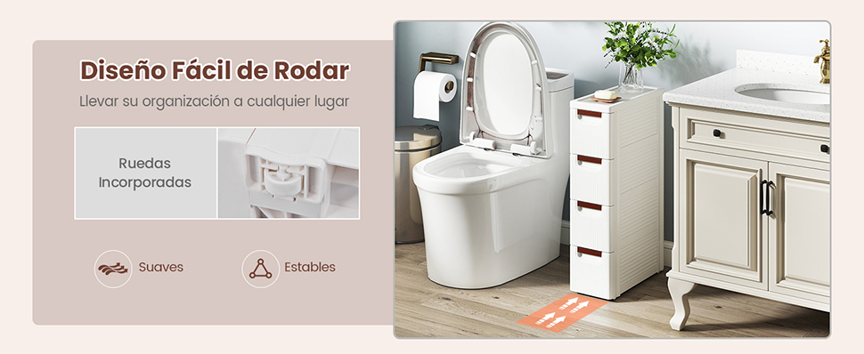 Mueble con ruedas