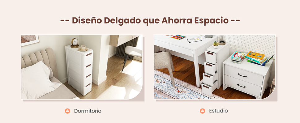 Cajonera plástico para baño o cocina