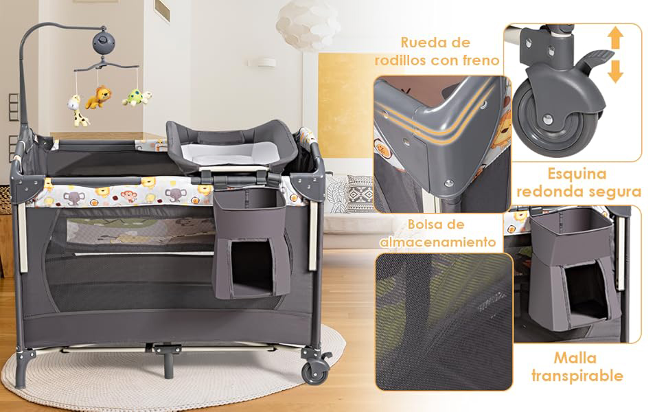 Parque plegable para niños