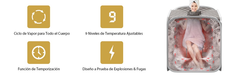 Spa de sauna de vapor