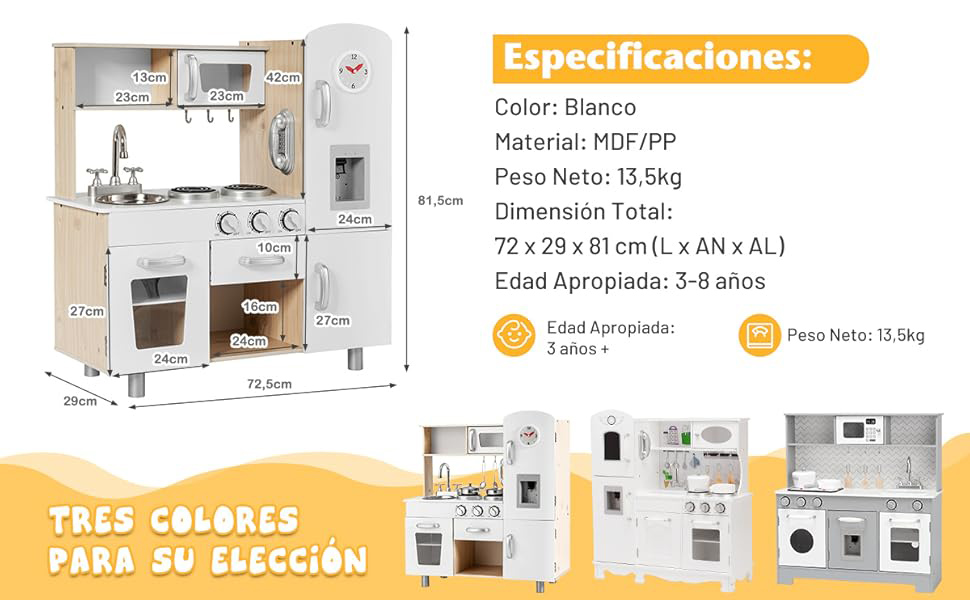 Cocina con sonido y luces