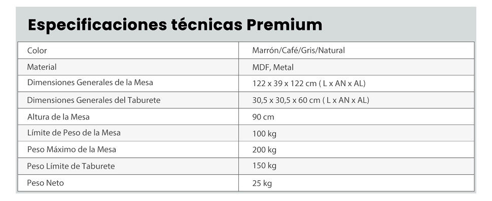 mesa de comedor de altura de mostrador con 2 taburetes de bar