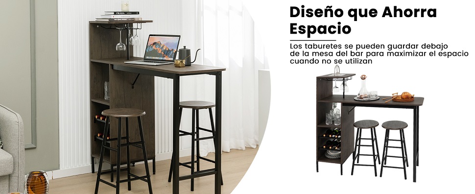 Juego de mesa y silla