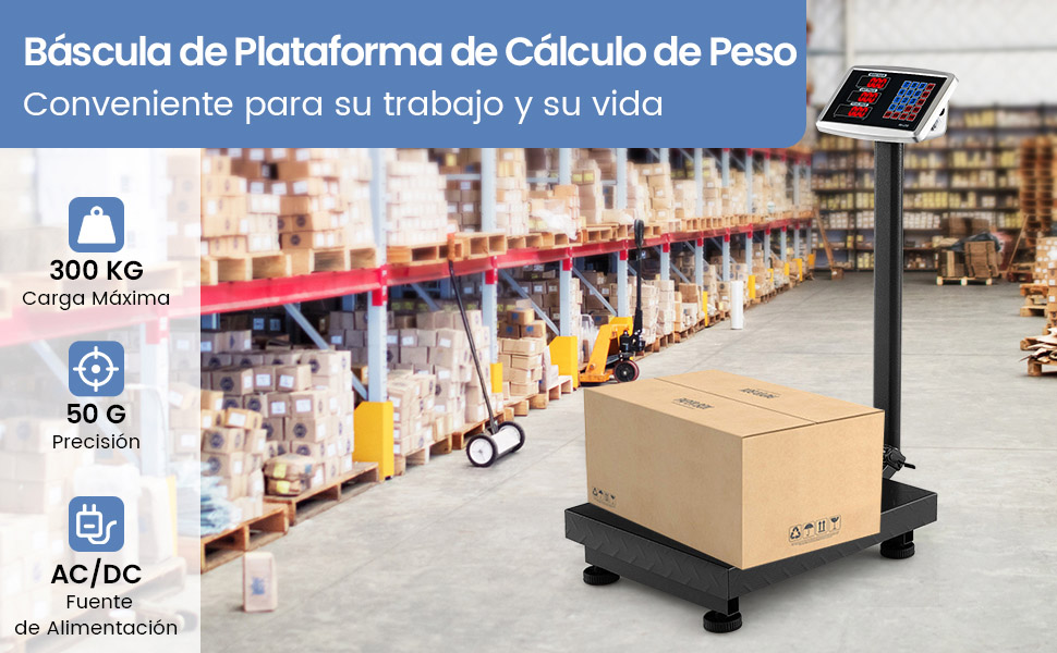 Báscula plataforma 300 kg