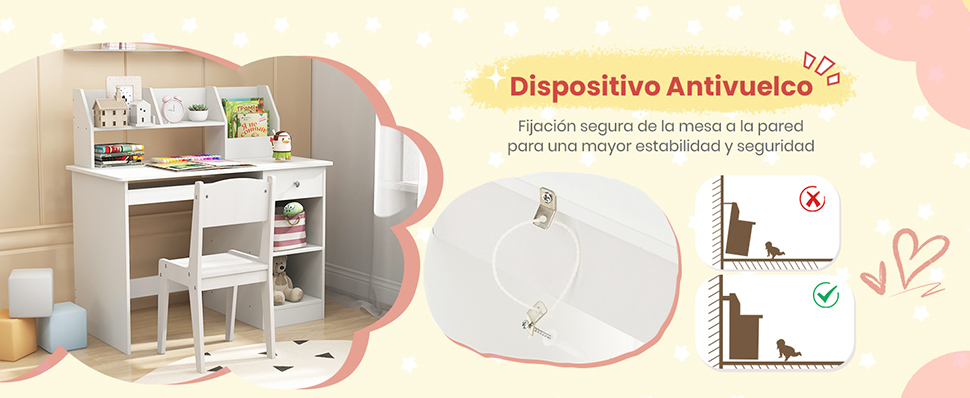 Mesa estudio infantil