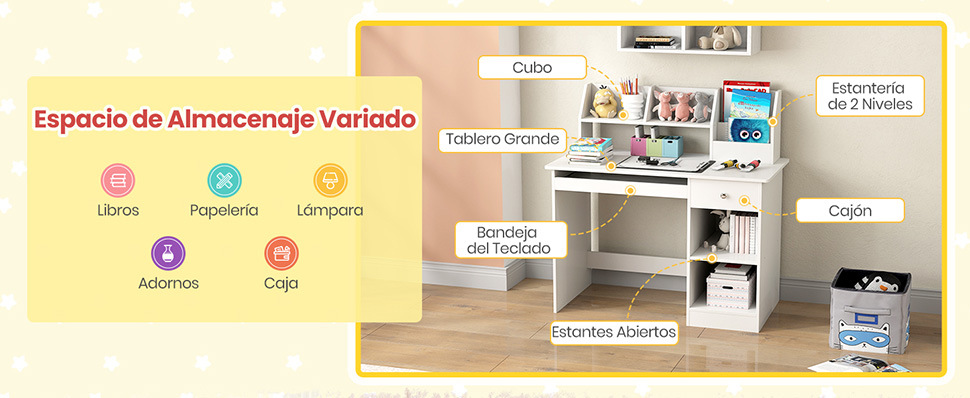 Mesa computadora niños