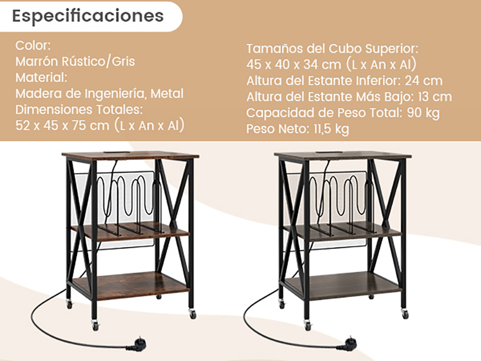 3-Tier Independent Vinyl Record Shelf