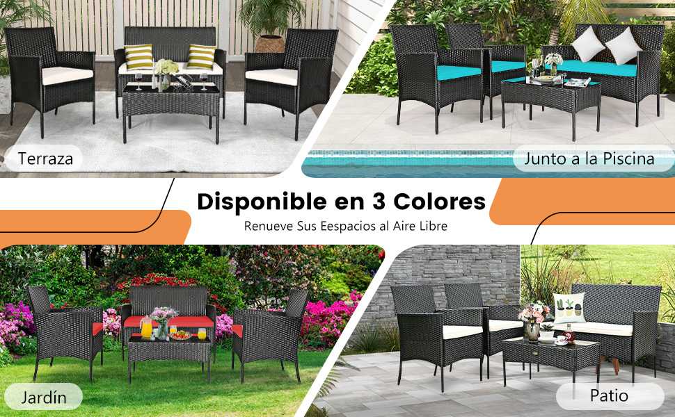 Juego de muebles para patio
