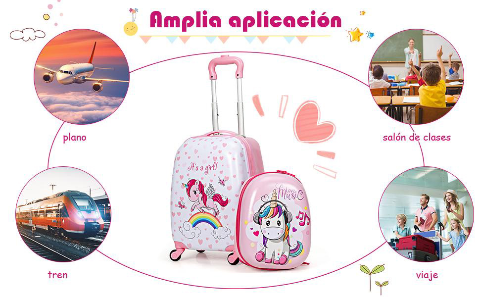 juego de maletas de mano para niños