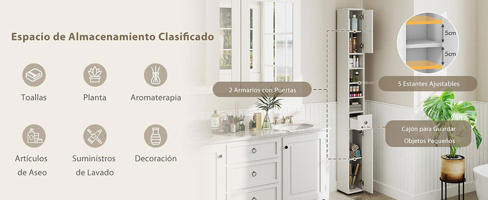 Organizador baño
