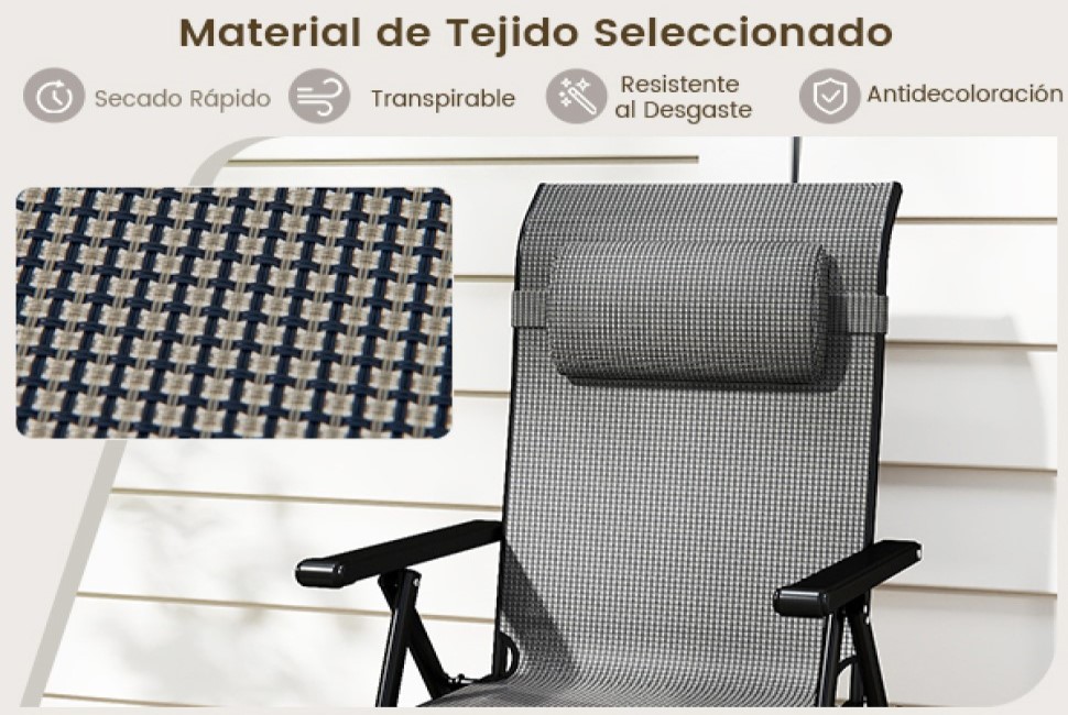 descanso plegables para patio