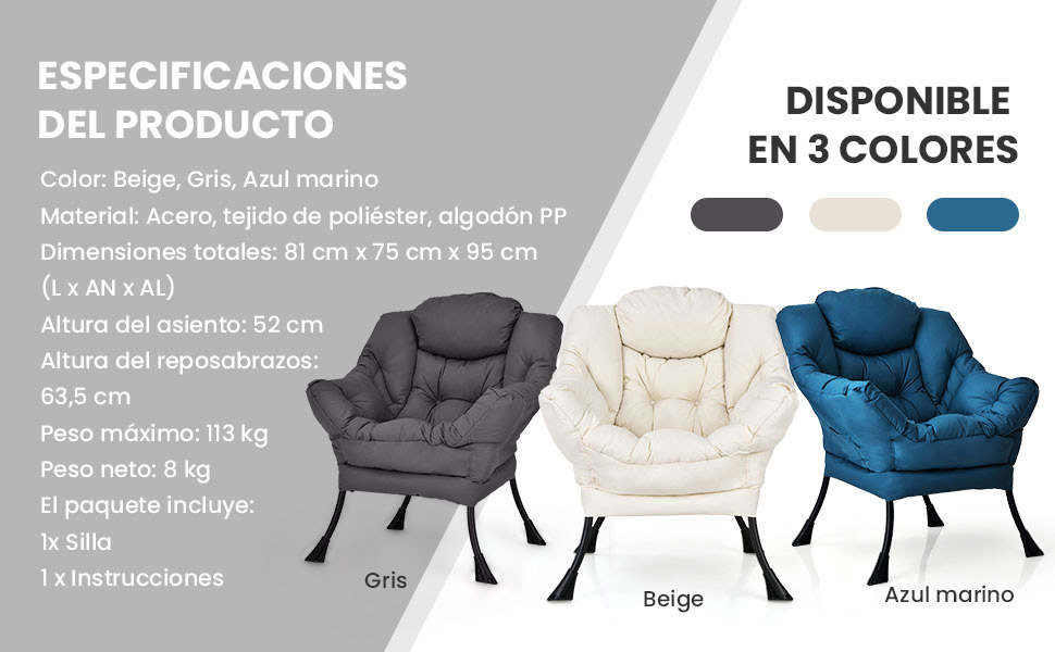 Sillón capitoné 