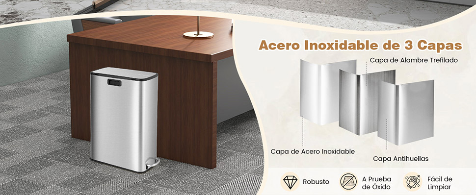 Cubo basura pedal