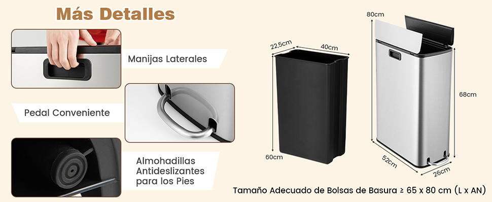 Cubo 46 litros