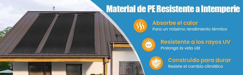 Colector solar piscina 