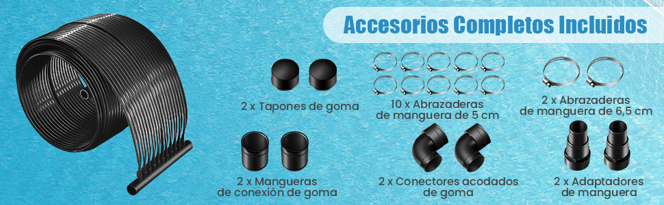Calentador piscina material PE