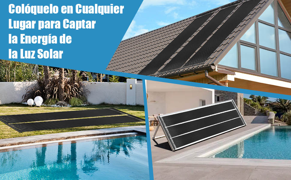 Panel solar para calentar piscina