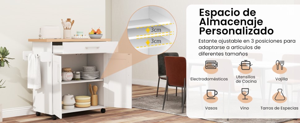 Organizador para Café y Vino