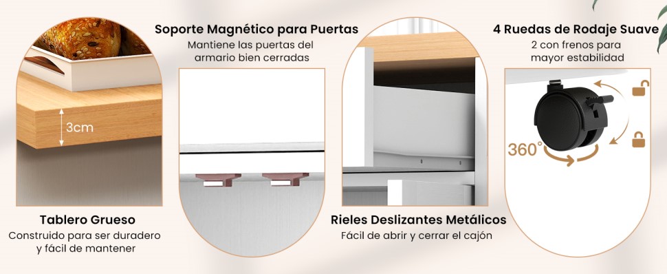 Mueble Auxiliar para Sala de Estar