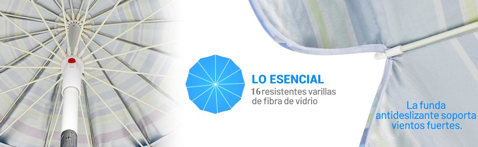 sombrilla resistente al viento