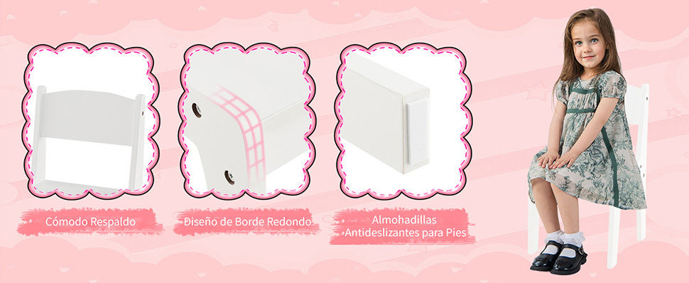 Tocador LED para niñas