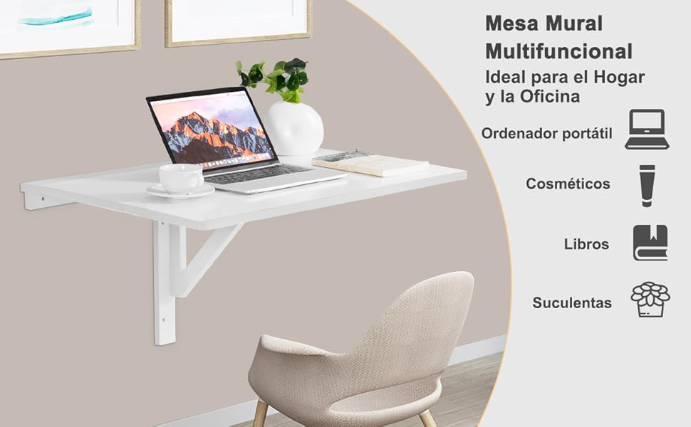 Mesa de Pared Plegable