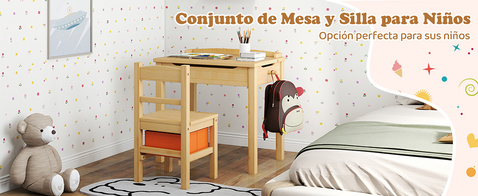 Juego de Mesa y Silla