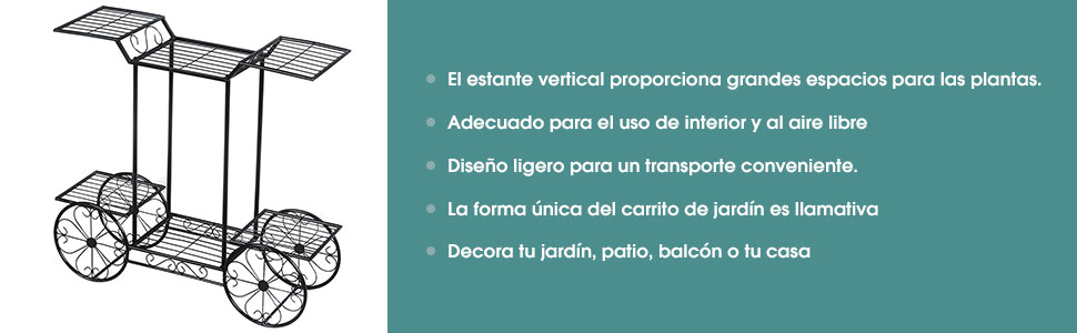 expositor para plantas y flores