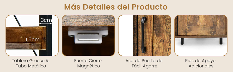 gabinete de almacenamiento de 6 niveles con marco de metal