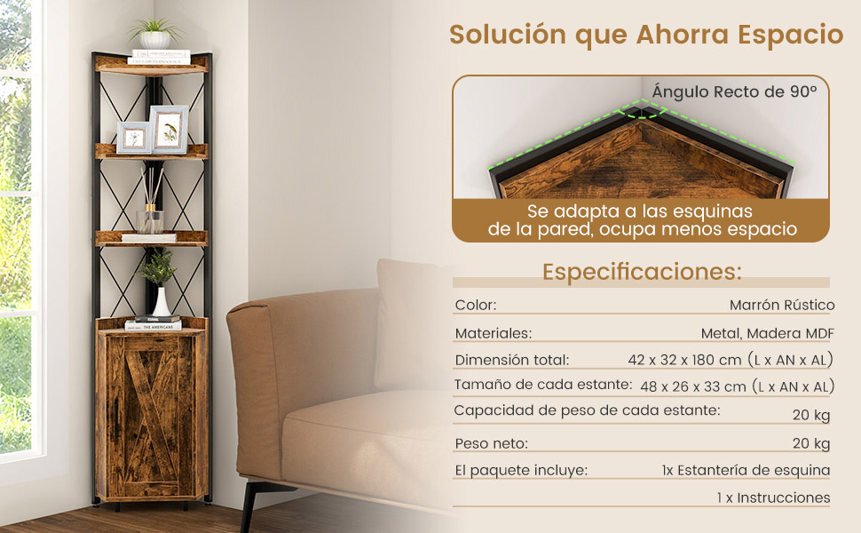 estantes ajustables