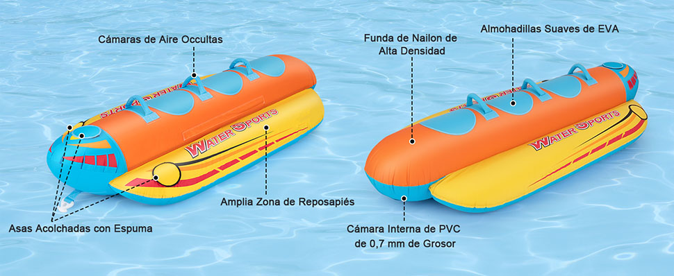 Banana boat para 3 personas