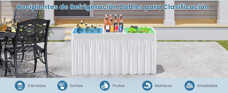 conservador de alimentos fríos para fiestas