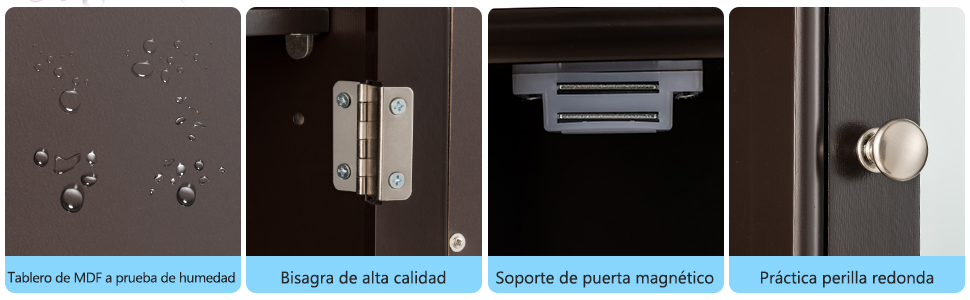 armario del baño con espejo