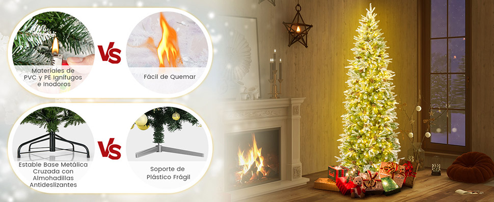 Árbol de Navidad tipo lápiz