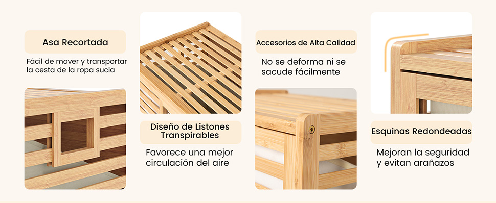Cajón de lavandería con estante