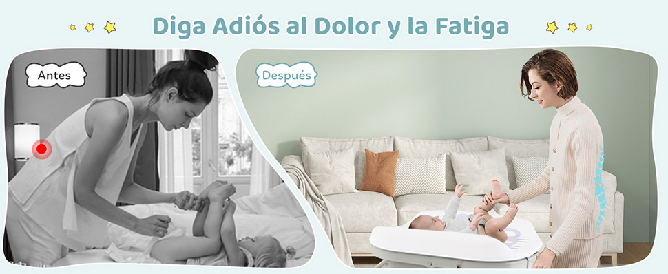 cambiador de baño para bebés