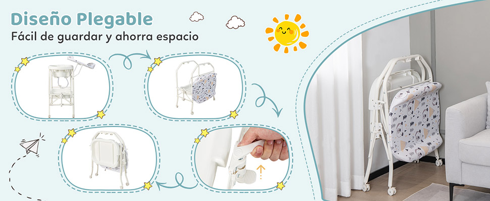 cambiador de bebés portátil